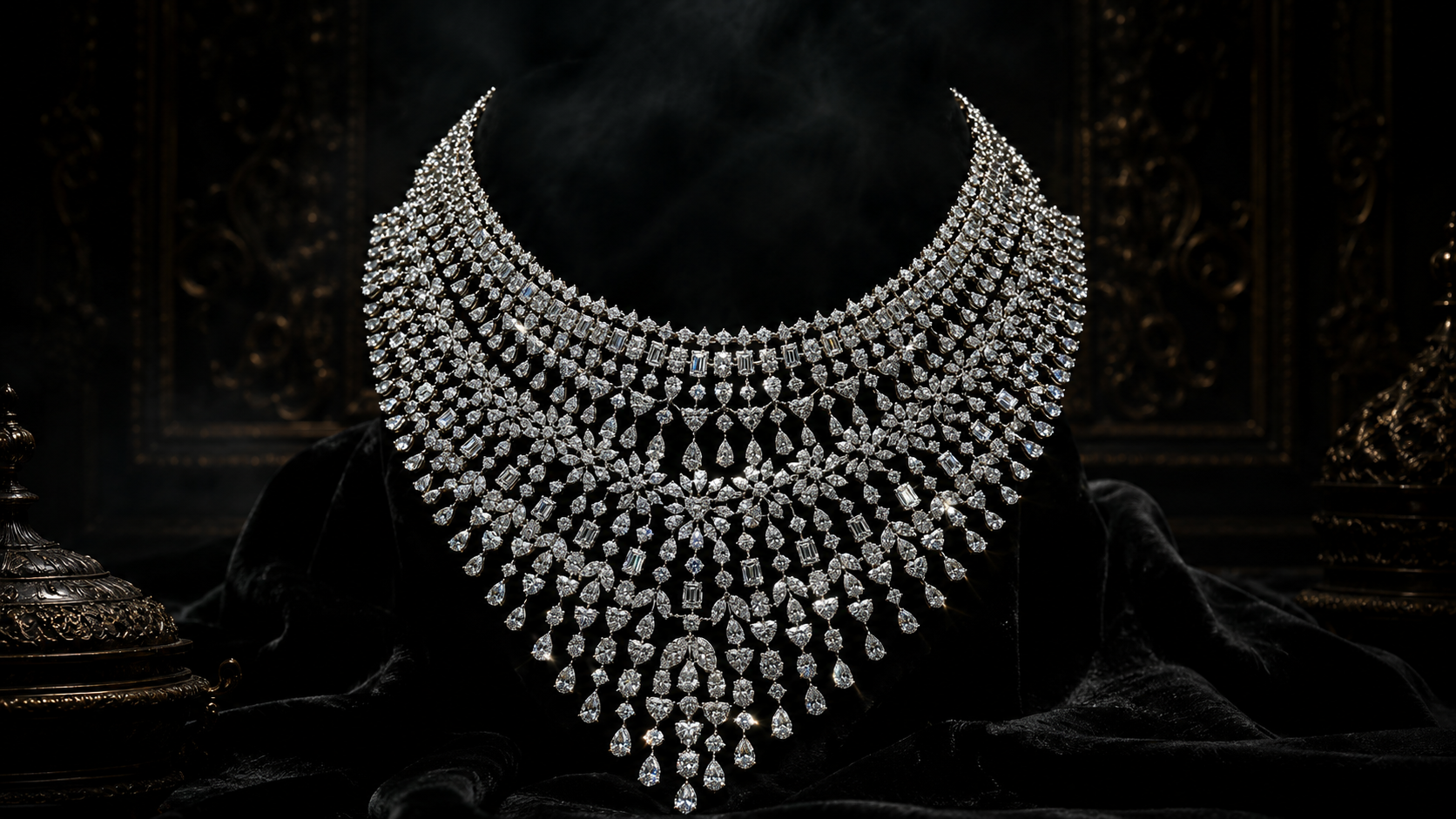 Maharani Cascade Necklace View 3